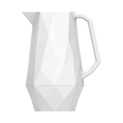 1.0L Carafă termică cu perete dublu Fierbător de cafea stil diamant Logo personalizat Thermos Seturi de ceai Oală de cafea